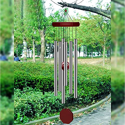 4 Pack Pgzsy Memorial Wind Chimes Outdoor Large Deep Tone, Outdoor Sympathy Wind-Chime Personalized With 6 Tuned Tubes, Elegant Chime For Garden Patio Balcony And Home #TOP5