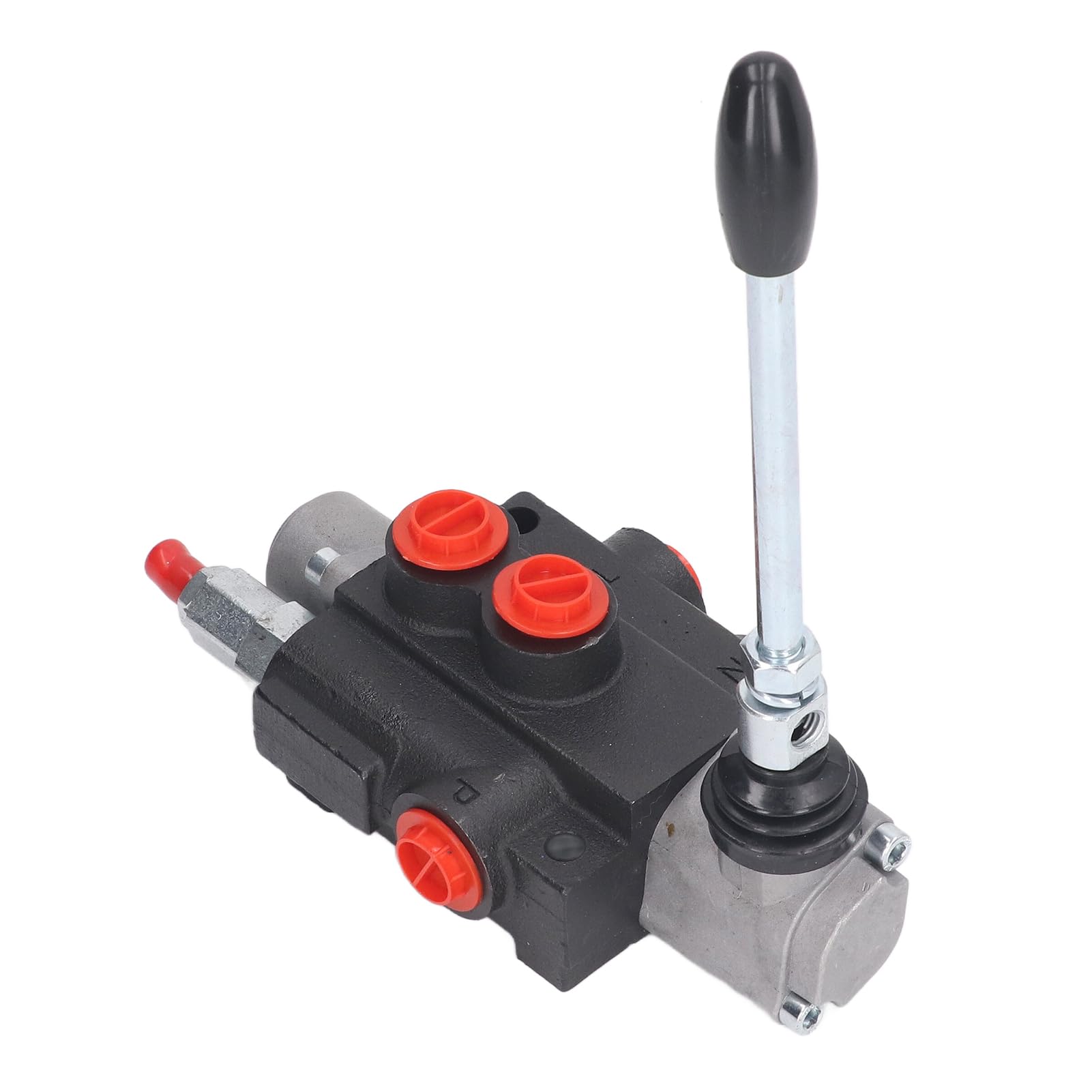 Dioche 1 Carrete DiHydraulic Kit de Válvula de Control de Flujo 1 Carrete - Válvula Hidráulica de Doble Efecto Premium con de Control de Barra de Alivio Ajustable para Tractores y Maquinaria de