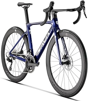 SAVADECK Lightweight Full Carbon Fiber Racing Bike for Adults, with Shimano R7120 24-Speed Shift Set, Epuiped with Carbon Fiber Frame and Wheelset, Hydraulic Oil Disc Brakes