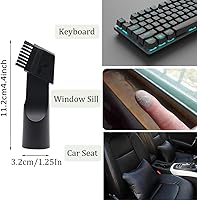 Vista 5 de Accesorios y accesorios de aspiradora de 1 1/4 pulgadas para aspiradora de limpieza del hogar, boquilla de fijación flexible para grietas