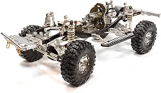 Integy RC Model C25924SILVERT1 Billet Machined 1/10 Twin Motor Trail Roller 4WD Off-Road Scale Crawler ARTR