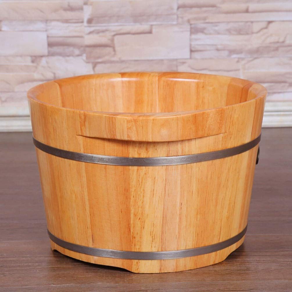 PUCHEN Barile di legnoPiedeSpaPiedeLavaggioBarile,Legno massiccioPiedeAmmolloBarileSecchio,PedicureBarilePediluvio,PiedeBagnoBarileLoftyAmbition Comfortable Anniversary