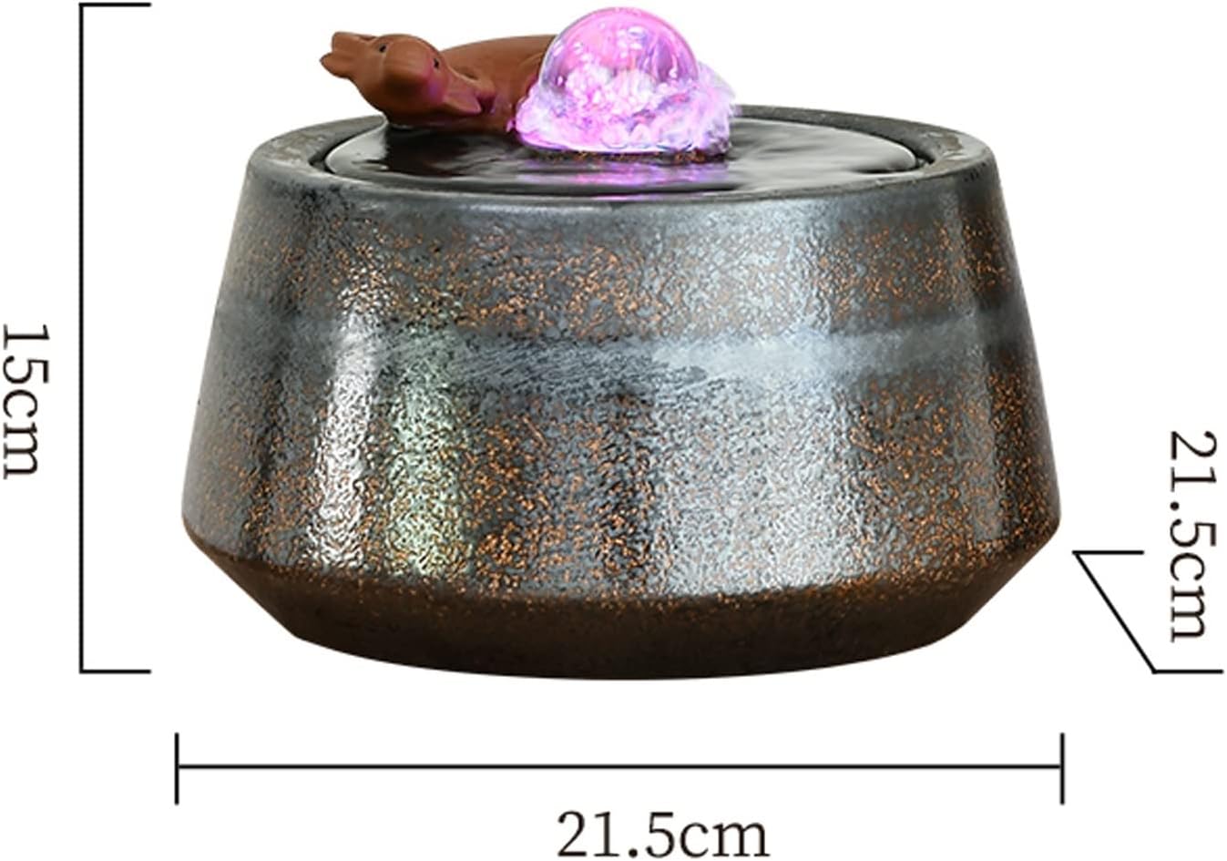 Office Fountain Tabletop Fountain Indoor Relaxing Fountain Waterfall Fountain Home Living Room Office Decoration Water Fountain Decor