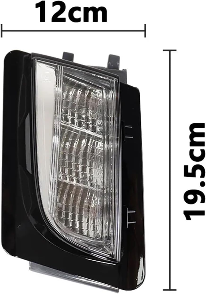 Car Front Fog Light Compatible for Cadillac ATSL 2013-2019 Daytime Running With Bulb Left Right(1 Pair)