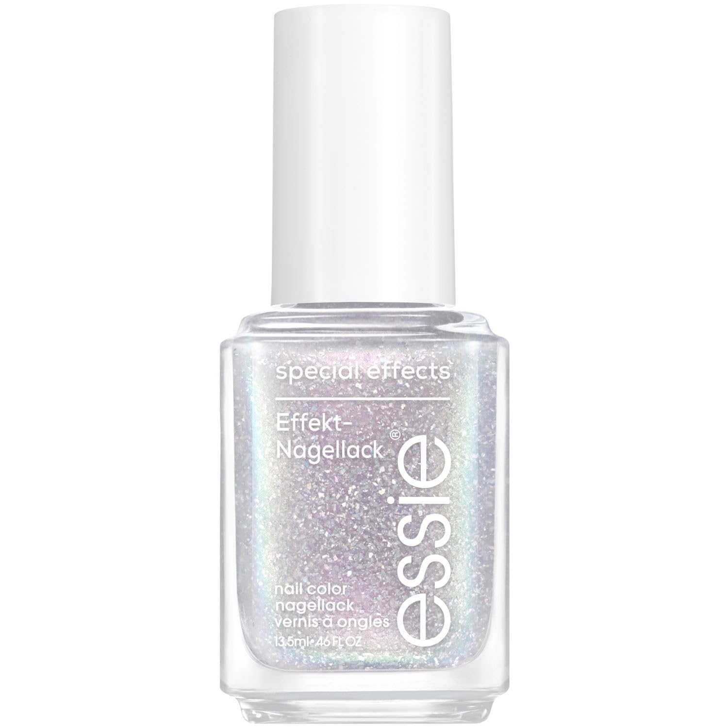 Essie Esmalte de uñas, tecnologías perlas, acabados reflectantes de luz, fórmula vegana, capa superior de esmalte de uñas de efectos especiales, estudio de arte de uñas original, lujo brillante