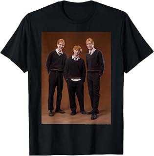 Harry Potter Weasley Brothers Photo T-Shirt Small