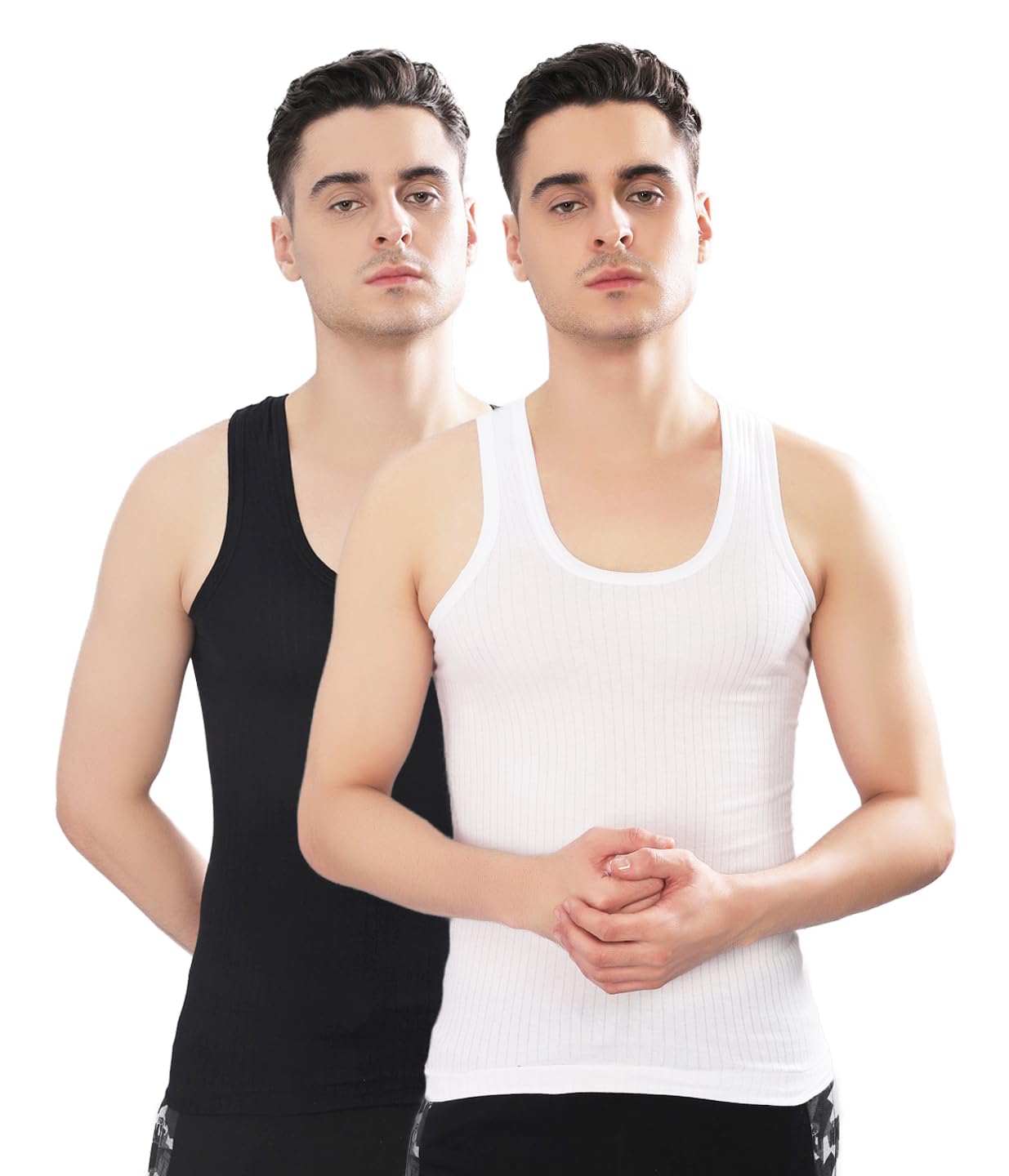 dollar bigboss Men's Solid Regular Fit Vest-picture-33