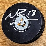 Autographed Nick Bonino Pittsburgh Penguins Hockey Puck