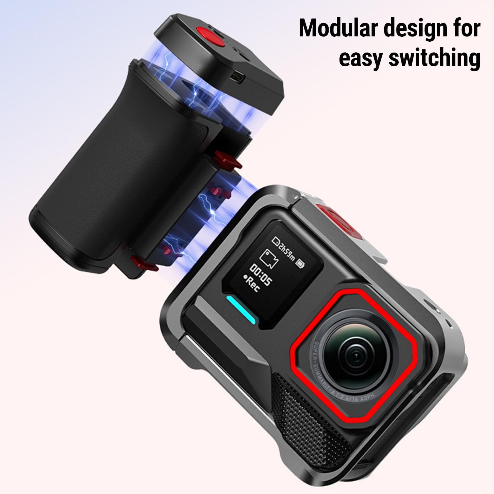 Matybobe Supporto Magnetico a Rilascio Rapido per Fotocamera,