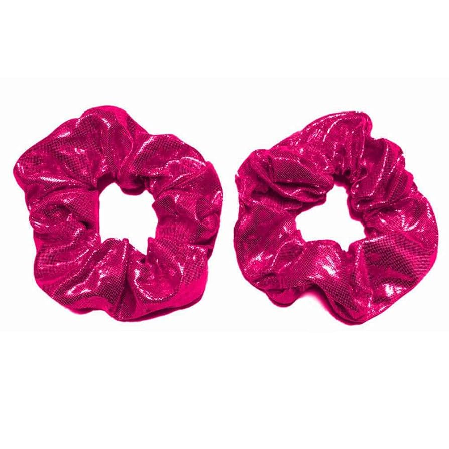 Amazon.com : Shiny Metallic Scrunchie Set, Set of 2 Pink Amazon.com : Shiny Metallic Scrunchie Set, Set of 2 Pink