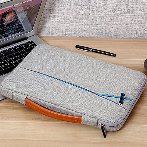Lacdo 360° Protective Laptop Sleeve Case Computer Bag For 15.6 Inch Acer Aspire 5 E 15, Predator, Flagship, Dell Inspiron, Asus Tuf Fx505, Asus Vivobook, Hp Pavilion, Lenovo Ideapad, Chromebook, Gray #TOP5