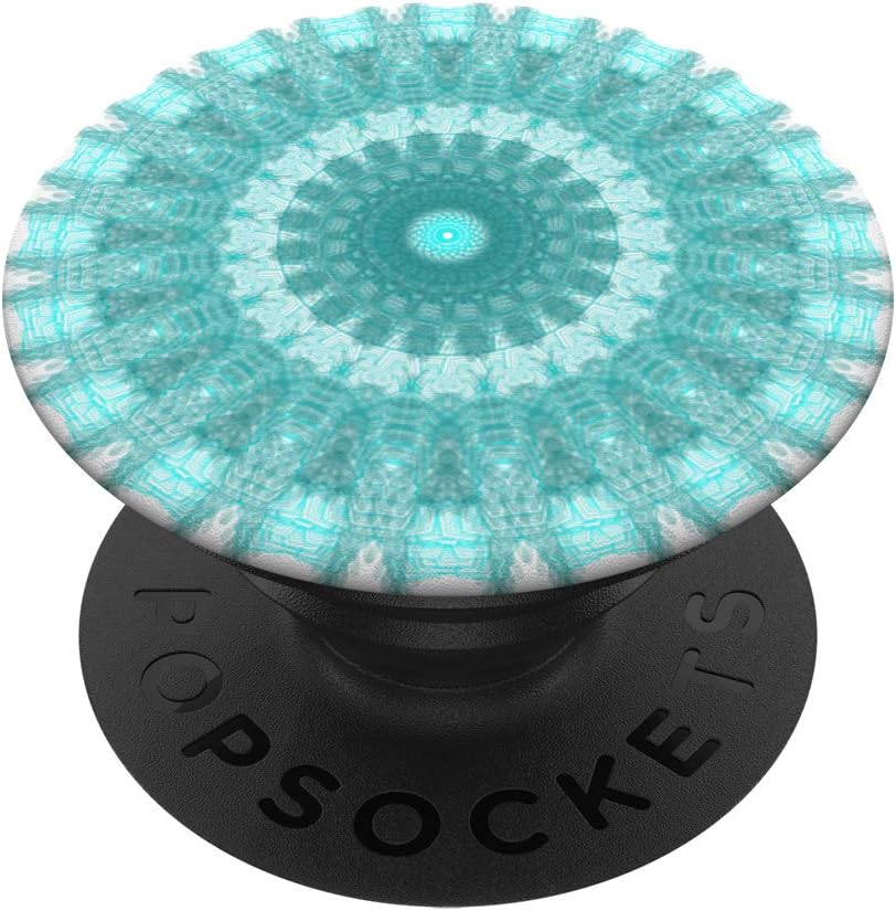 Teal Monochromatic Mandala