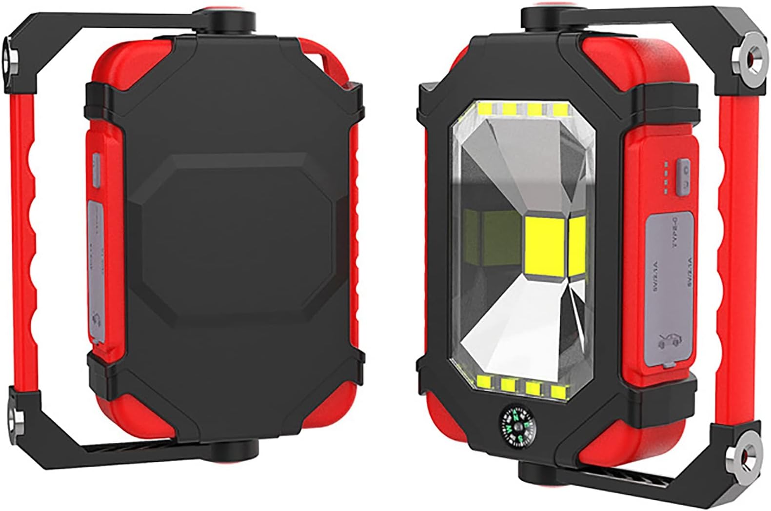 YAMO DUDO Jump Starter Car 1500A Portable Car Power Pack Up To 7.0L Gasoline And 5.5L Diesel Engines Multi-function Car Tools Suitable For Heavy Trucks SUV Motorcycles Small Ships (Color : Red)