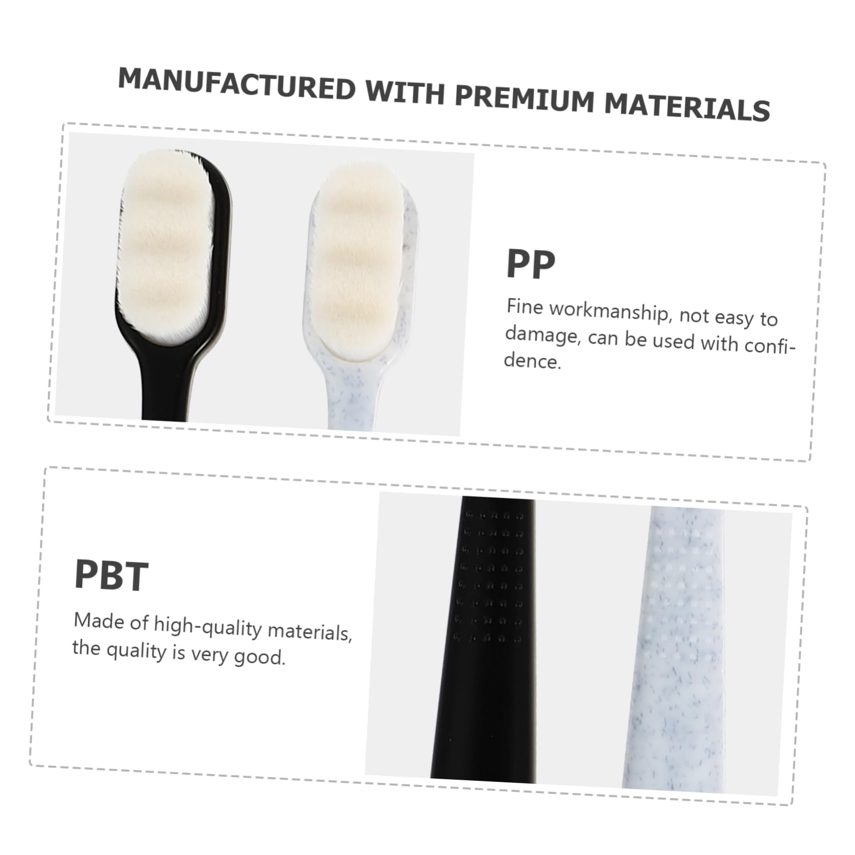 3 Set Spazzolino Morbido Spazzolino Da Denti A Setole Morbida Spazzolini Sfusi Dente Spazzolini Morbidi Per Adulti Spazzolino Da Denti in Silicone Pulizia Dei Denti Pbt 6 Pezzi*3