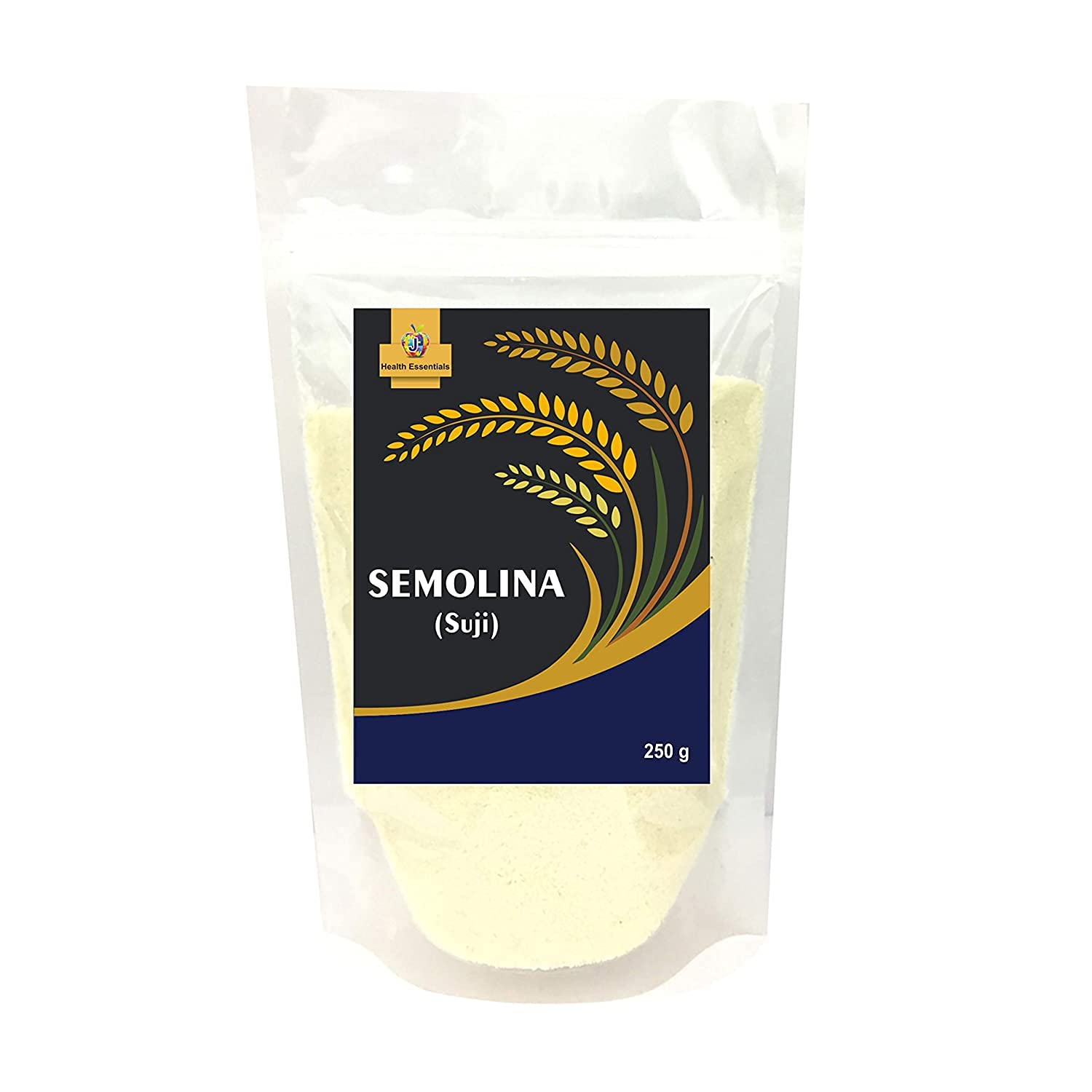 Jioo Organics Natural Premium Rawa Suji/Sooji/Semolina 250gm