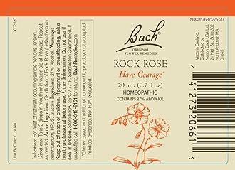 Bach Original Flower Remedies 2-Pack, Find Your Safe Place" - Rock Rose, Aspen, Homeopathic Flower Essences, Vegan, 20mL Dropper x2