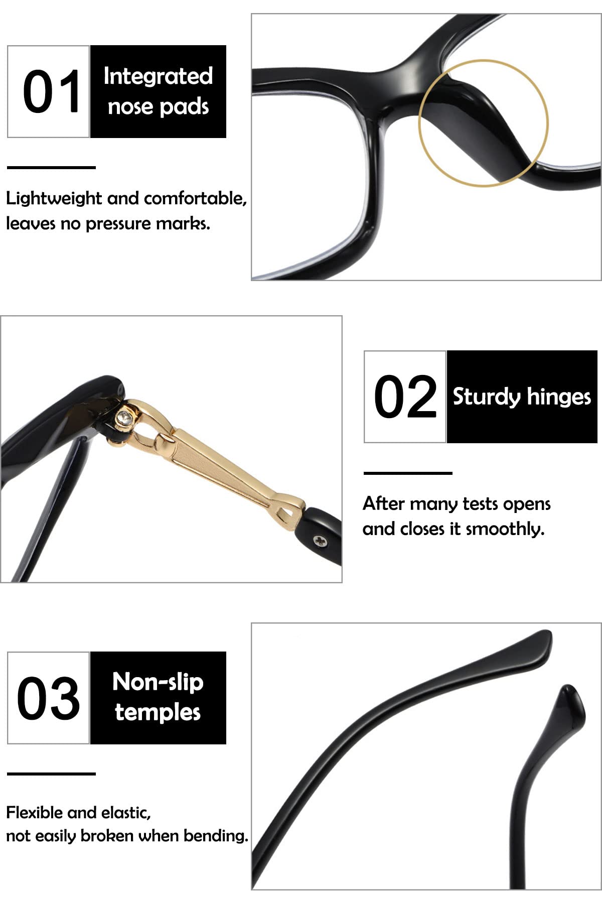KOOSUFA Moda Occhi di Gatto Anti Luce Blu Occhiali Da Lettura Donna Cateye Occhiali Con Montatura In Corno Computer Lettori +1.0 +1.25 +1.5 +1.75 +2.0 +2.5 +3.0