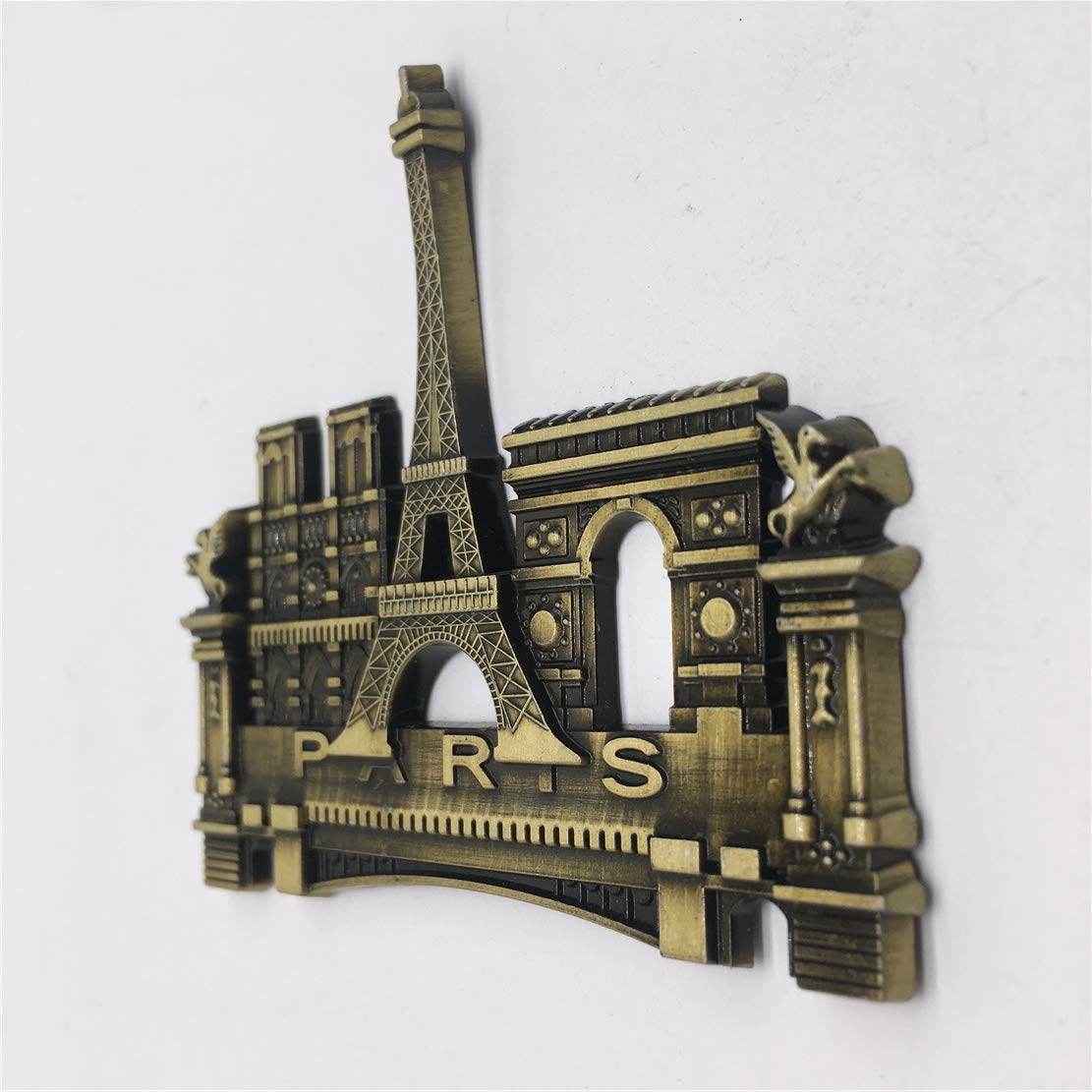 Magnete Frigo 3D Notre Dame De Paris - Souvenir Turistico, Decorazione Casa, 7x5 Cm, Resina - Foto 6