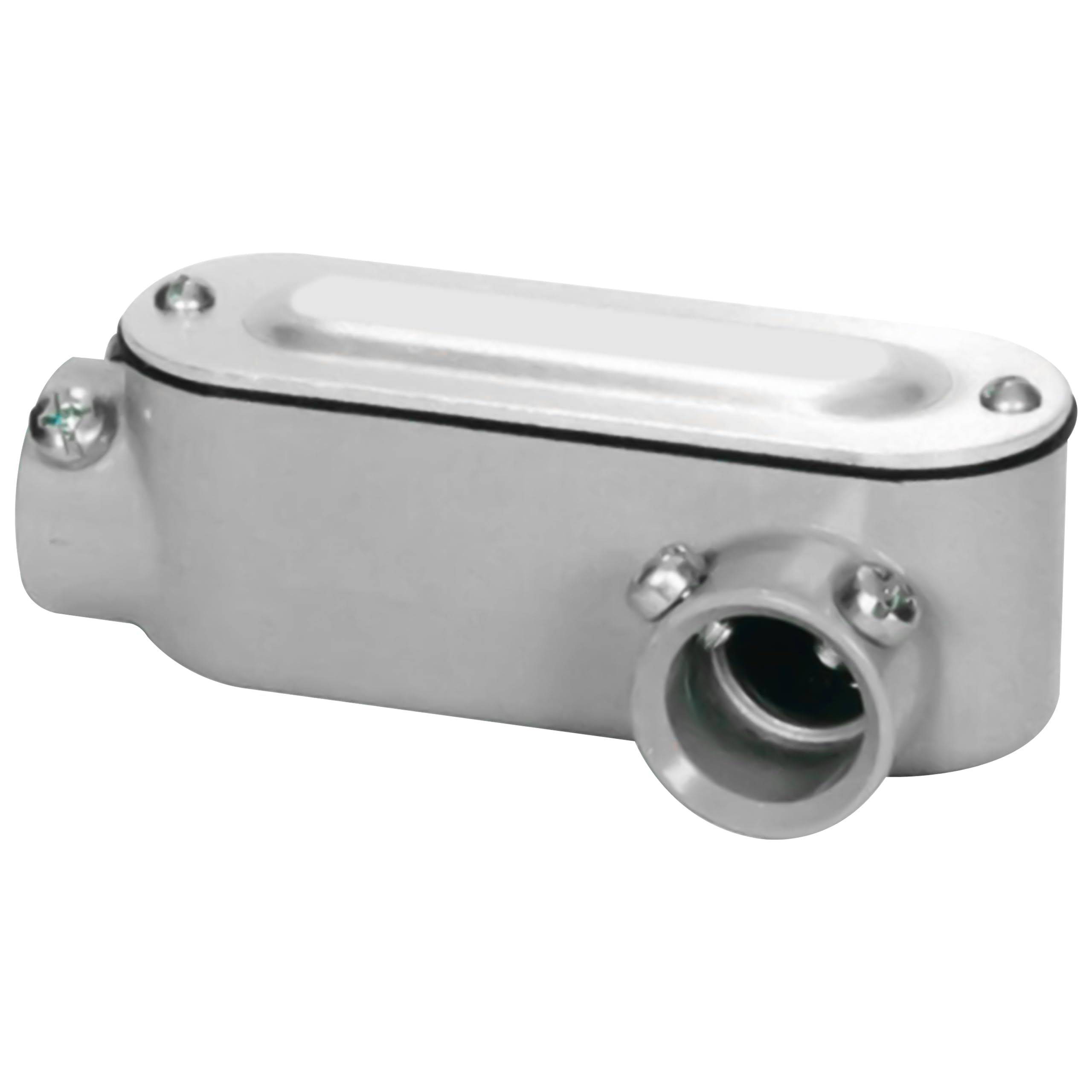 OHLECTRIC Heavy Duty Aluminum EMT Set Screw Conduit Body (LL-Type - 1¼”) Service Entrance Elbow Conduit Bodies, Durable Conduit Fitting, Rustproof, Cover & Gasket Included Conduit Body Fitting-image-35