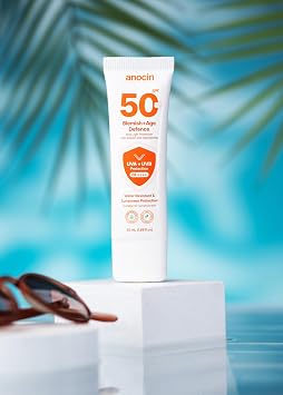 anocin blemish Leke Karşıtı Ve Cilt Tonu Eşitleyici Güneş Koruyucu Krem Spf 50 Yaşlılık Karşıtı 50 ml