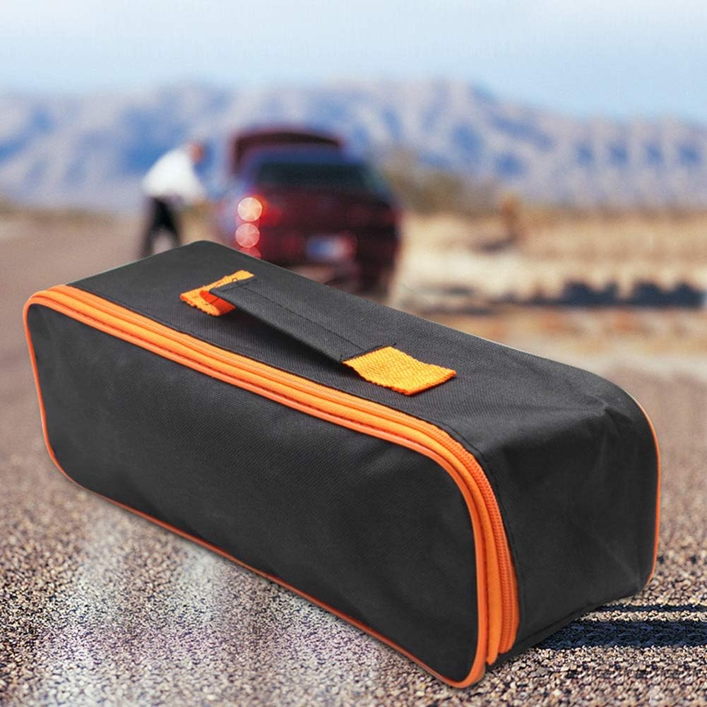 Vacuum Cleaner Tool Bag, Car Cleaner Storage Bag Pouch Tote Bags Portable Zipper Closure Storage Case Wide Mouth Tool Tote Bags for Electrician, Car Repair, Gardening