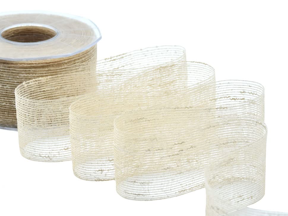 Furlanis Ribbon, Canvas, Beige, 11.5x11.5x6 cm