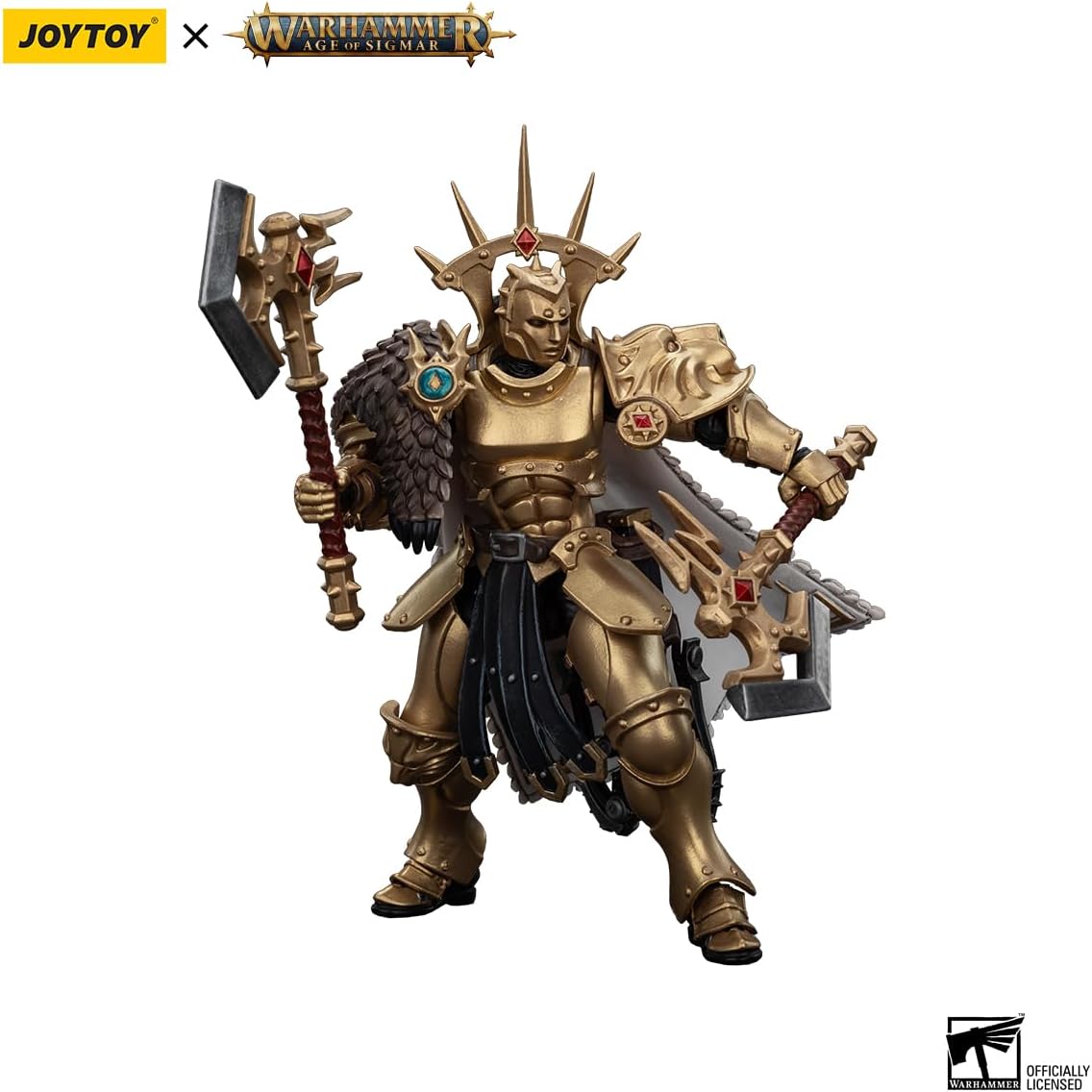 JOYTOY Warhammer 1/18 Action Figure Age of Sigmar Stormcast Eternals The Blacktalons Neave Blacktalon 4.9in Mecha Joy Toy Collection Model