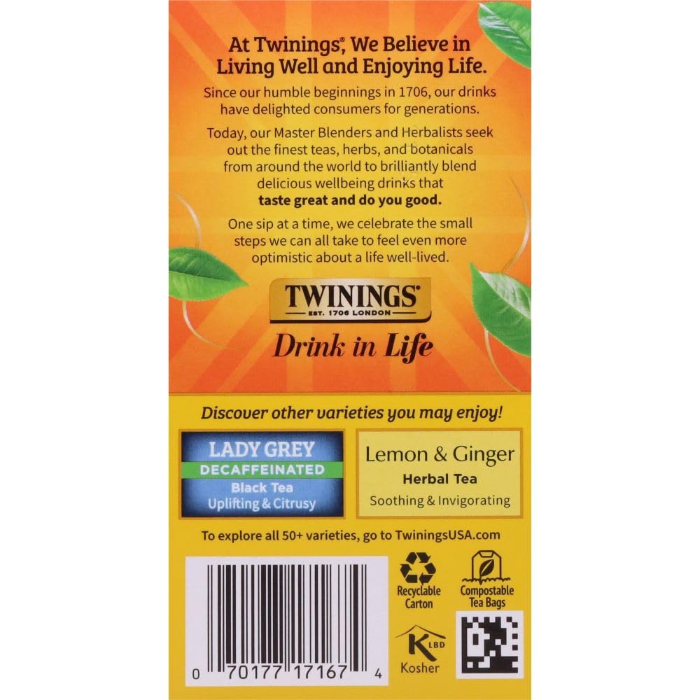 Twinings Earl Grey Decaf Tea, 20 Count - Image 9