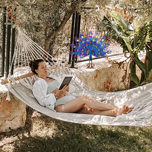 Beautiful Peacock Statue Decor, Metal Peacock Statue Garden Decor, Beautiful Metal Peacock Outdoor Statue, Retro Wrought Iron Peacock Statue Decor, Outdoor Statue For Yard Home Art Decor (30X30X20Cm) #TOP5