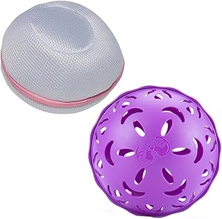 SECFOU 1 Conjunto Bola De Lavagem De Roupa Bolas De Limpeza De Roupa Bolas De Máquina De Lavar Bola De Lavagem Bola De Roupa Íntima Bolas De Lavagem De Sutiã Bolas Roxas