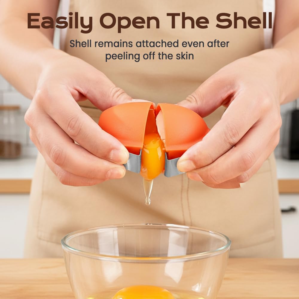 EGG SITTER 本物 Amazon.com: 2026 New Egg Shell Opener, Stainless Steel Egg Cracker