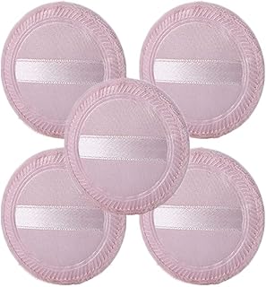 5 Pcs Makeup Powder Puff Washable Cotton Powder Puff Round Powder Puff for Loose Powder Mineral Powder Body Powder Powder Foundation