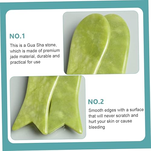 Miniatura 3 de FRCOLOR 2pcs Tendon Scraping Board Beauty Spatula Beauty Tools Facial Massager Roller Horn Guasha Board Body Massage Body Gua Sha Scarping Tool