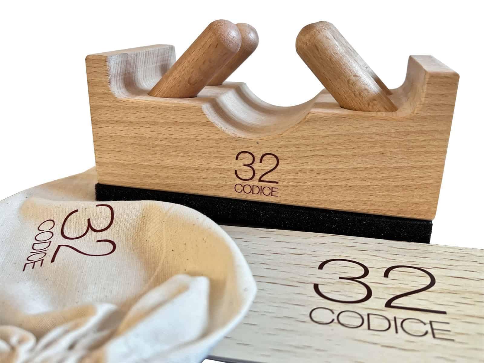 Teraparte - Massaggiatore Cervicale Professionale - Stimolazione Nervo Vago per Rilassamento Profondo - Legno Naturale Anti-Stress - Kit Completo con Accessori