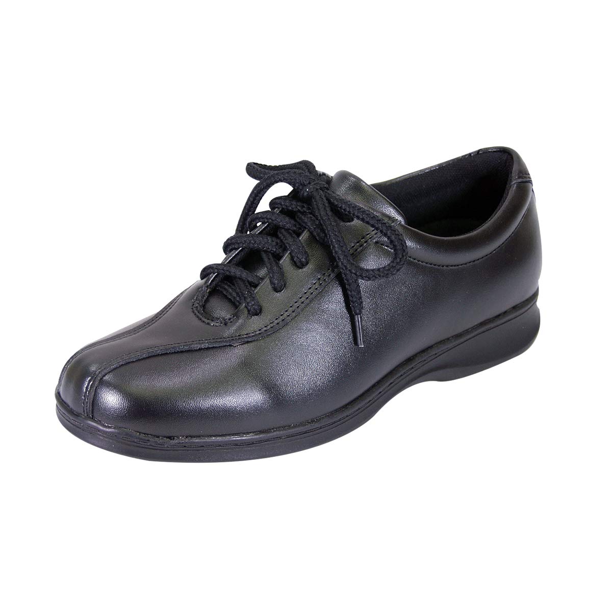 24 Hour Comfort Valerie Women's Wide Width Leather Oxford Shoes