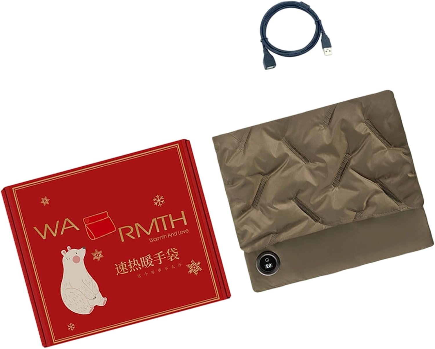 Hand Warmer Rechargeable Electric Heating Pad Explosions Safe Design USB Charging Soft Pad