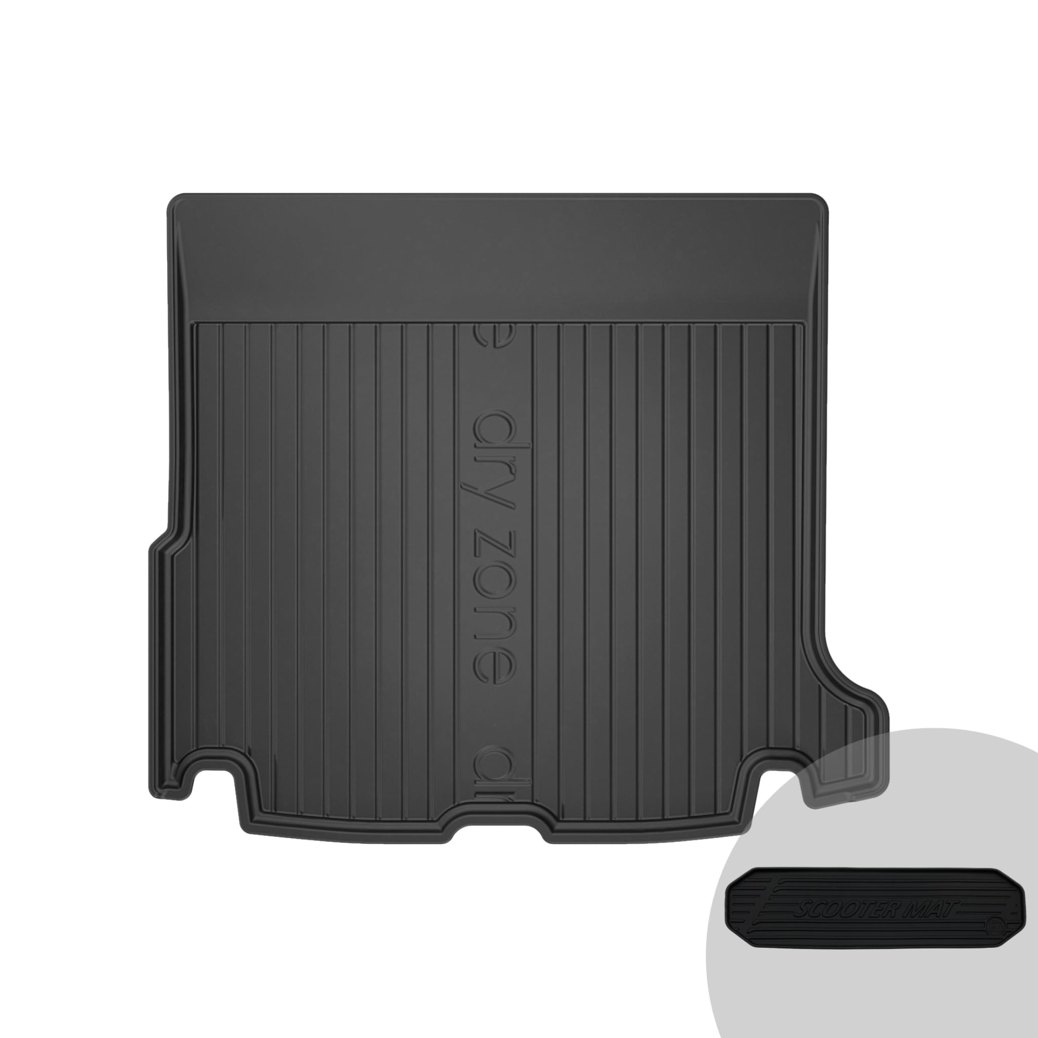 FROGUM DryZone Alfombrilla de Goma cubeta Maletero para Volvo V60 II Desde 2018 | Borde Alto | para Todo el año | Tamaño