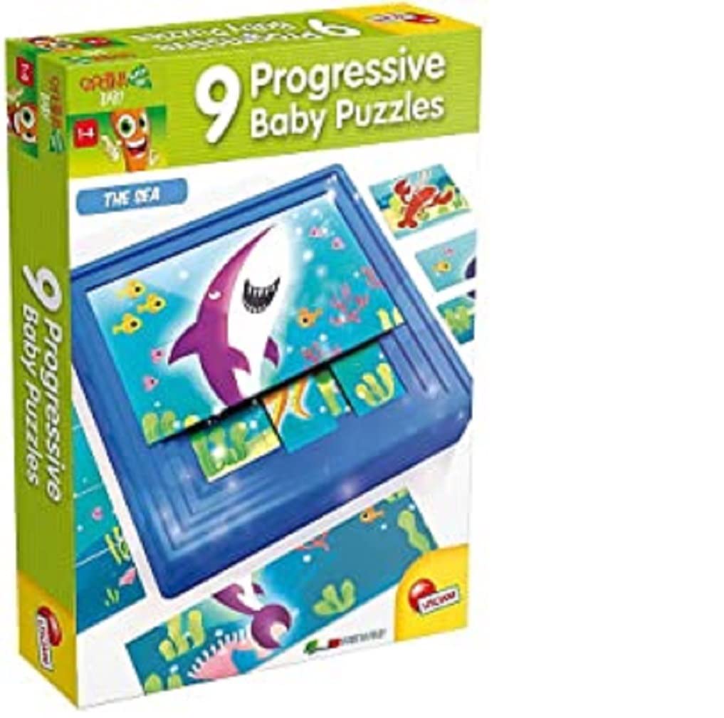 Liscianigiochi Carotina Baby Puzzle – Progressives Meer-Puzzle Für Kleinkinder