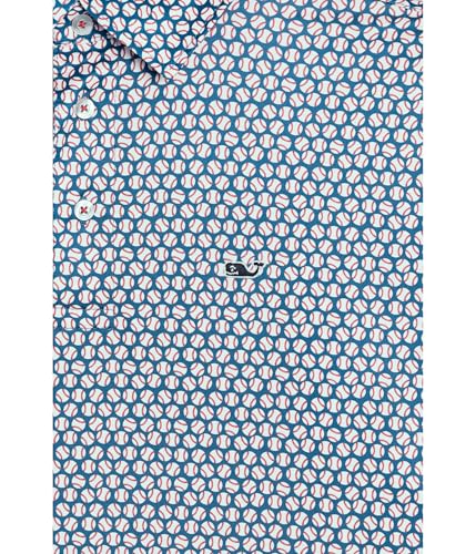 Image of Vineyard Vines Kids Printed Sankaty Polo (Toddler /Little Kids /Big Kids)