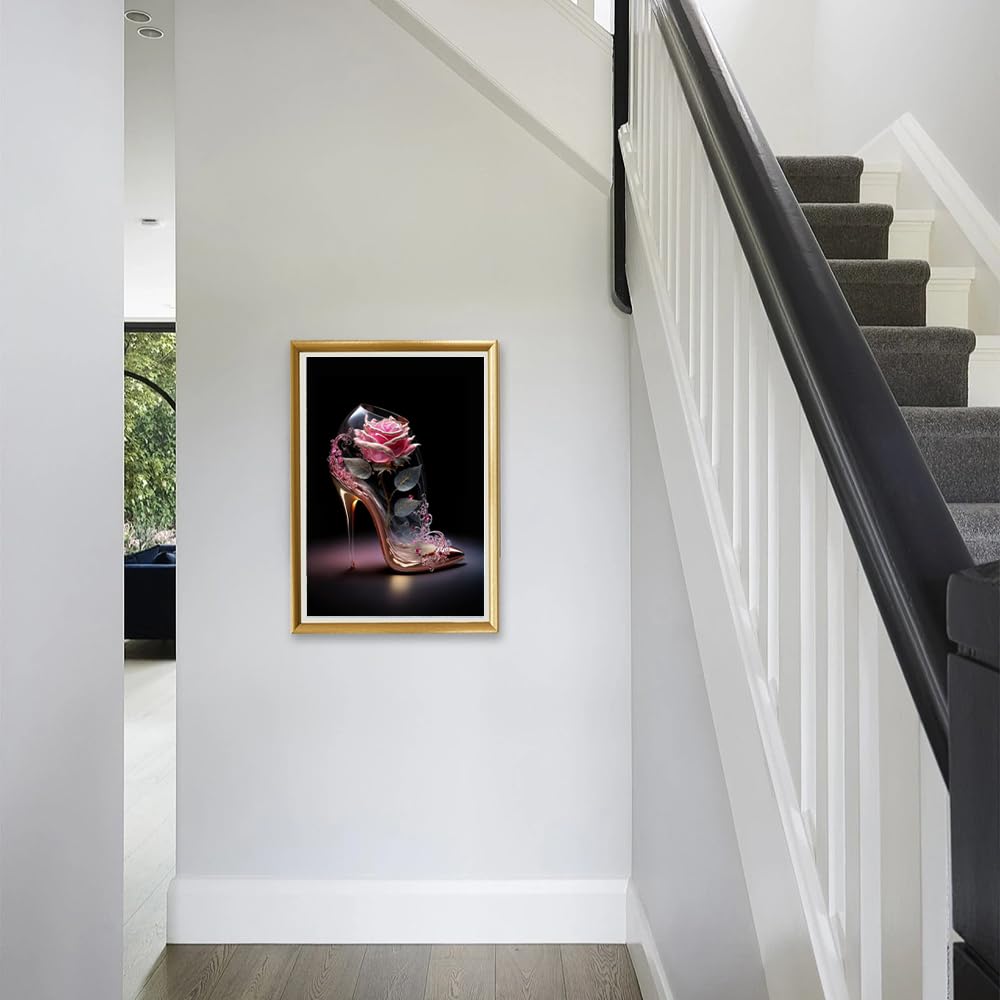 Kit Pittura Diamante 5D Fai Da Te - Diamante Painting 30x40cm Con Strass, Penna E Vassoio, Decorazione Casa - Foto 2