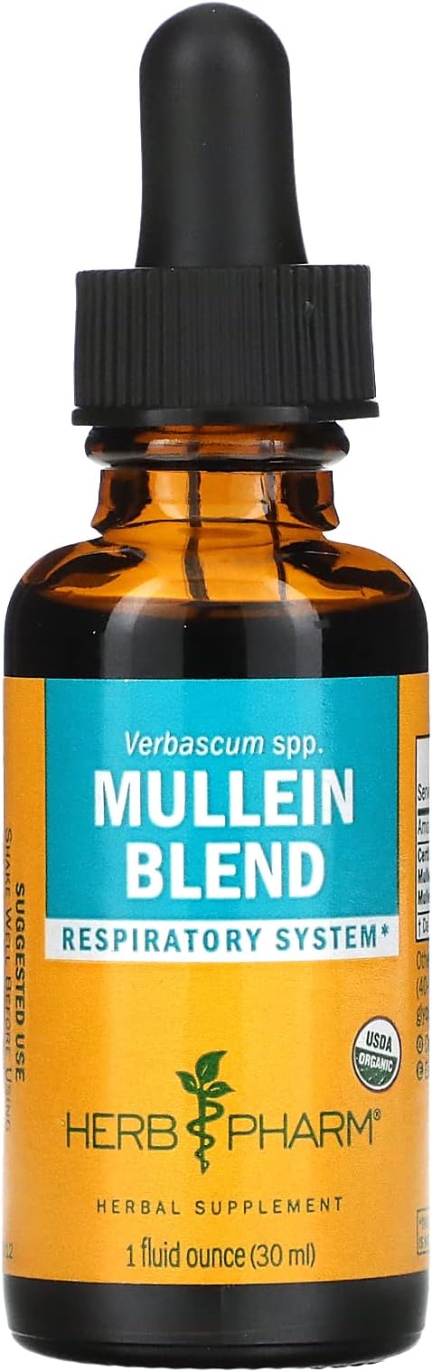 Herb Pharm Dropper Mullein - 1 fl ozUSDA Organic