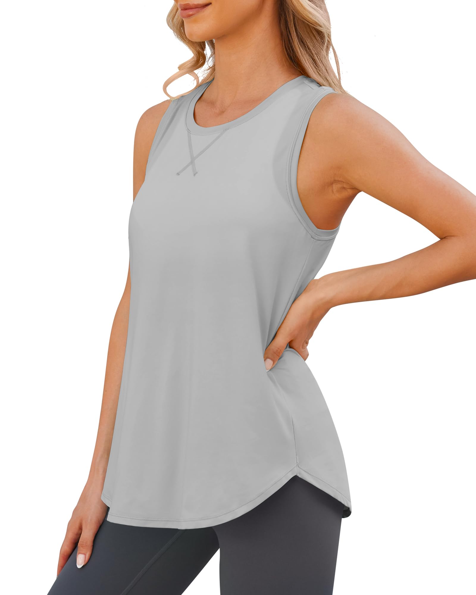 G4Free Sport Tank Top Damen Racerback Ärmelloses Sporttop Leicht Tanktops Oberteile Schnelltrocknend Laufshirt Fitness Yoga Shirt