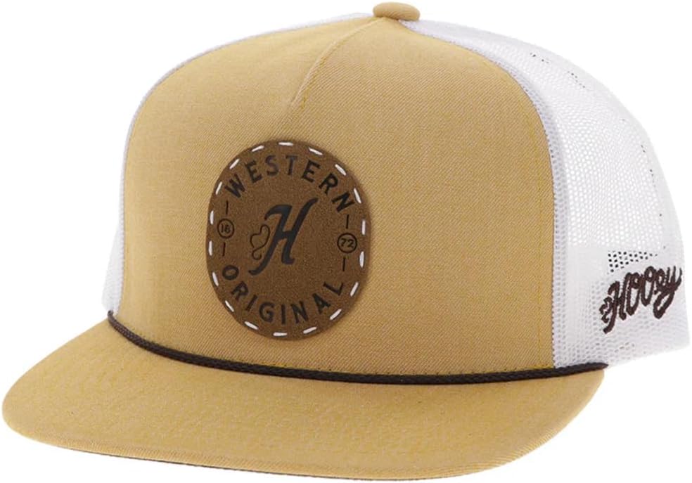 HOOEY Spur Adjustable Snapback Hat – High Profile 5-Panel Breathable Mesh Baseball Cap, Trucker Hat for Men and Women