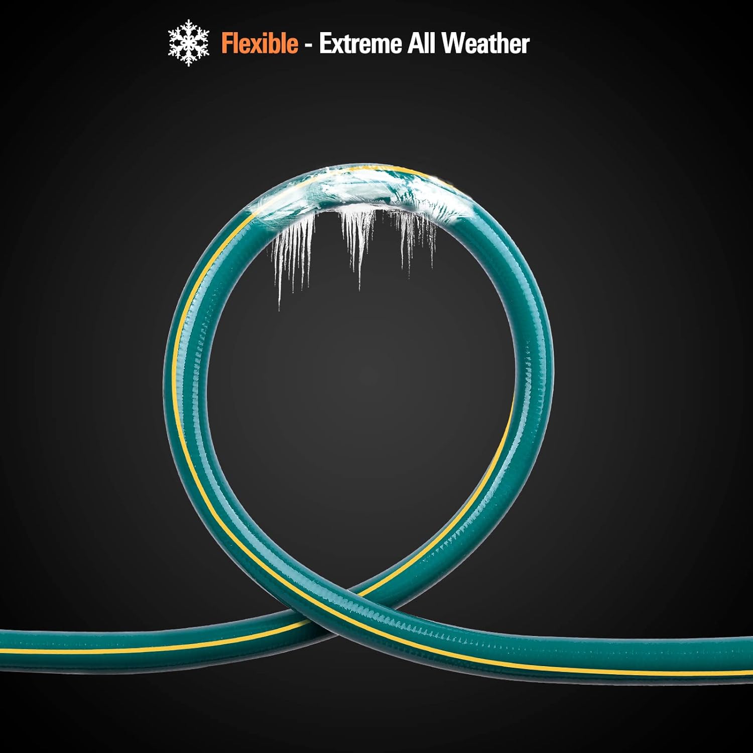 Solution4Patio 3/4 in. x 12 ft. Short Garden Hose, No Leaking, Lead-in Hose Male/Female Solid Brass Fittings for Reel Cart, Water Softener, Dehumidifier, Camp RV Filter, Janitor Sink Hose : Patio, Lawn & Garden