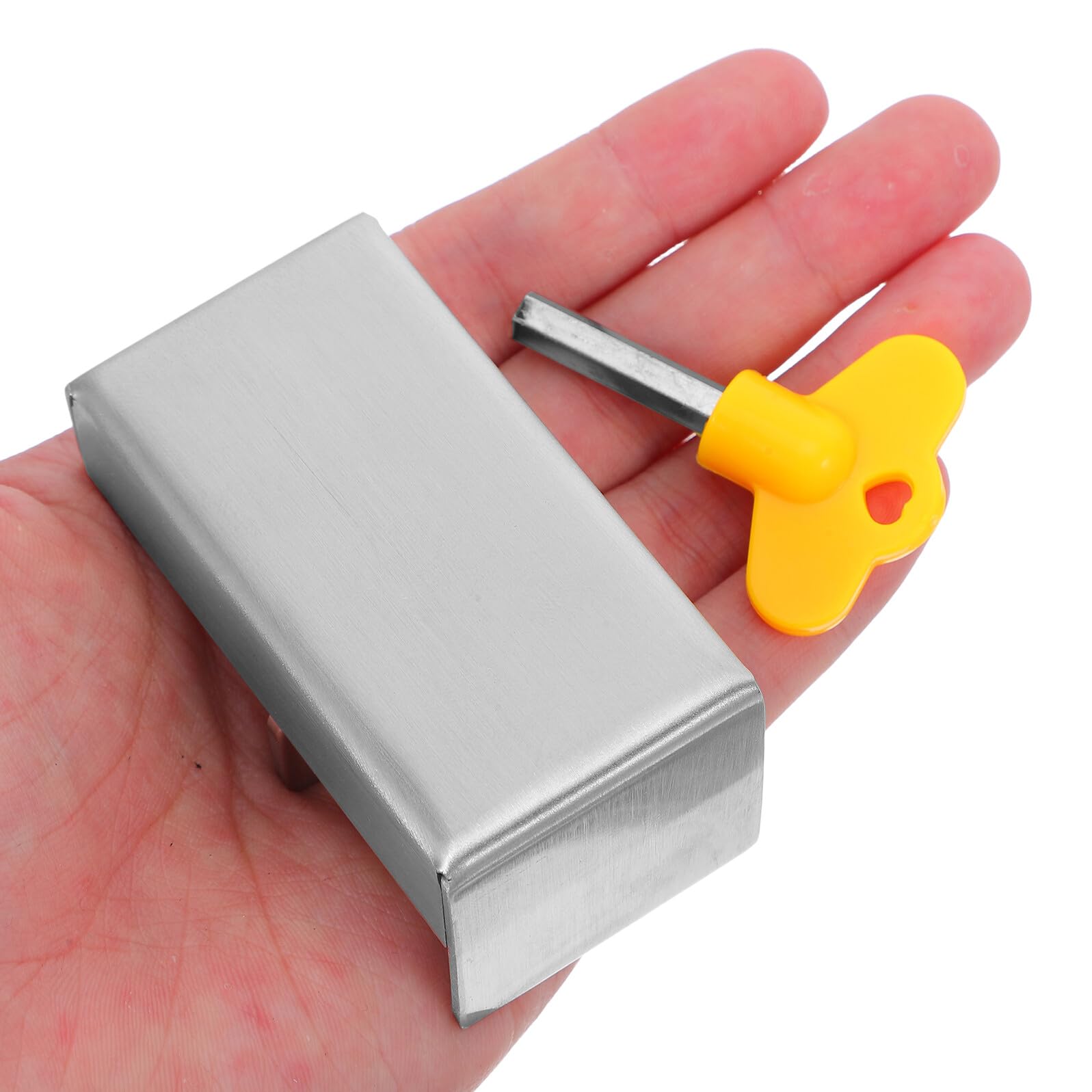 LIFKOME 6 Cerraduras de Acero Inoxidable para Ventanas Corredizas y Abatibles Llave Limitadores de Seguridad para Pestillos Ajustables Antirrobo para Puertas y Ventanas de Hogar