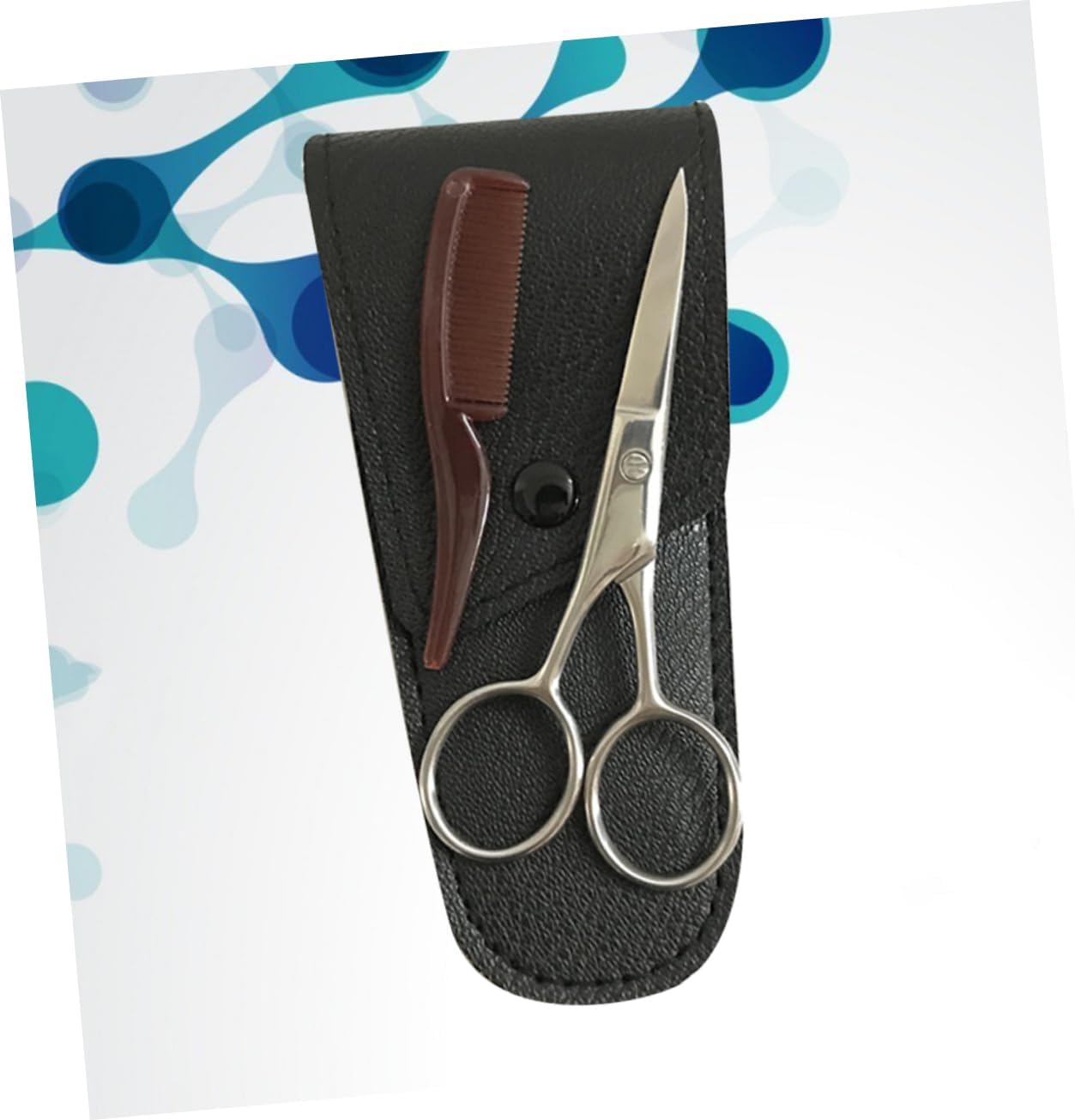 Professional Eyebrow Scissor Mustache Scissors Beard Trimming Scissors Beard Shears Mustache Trimming Cutter