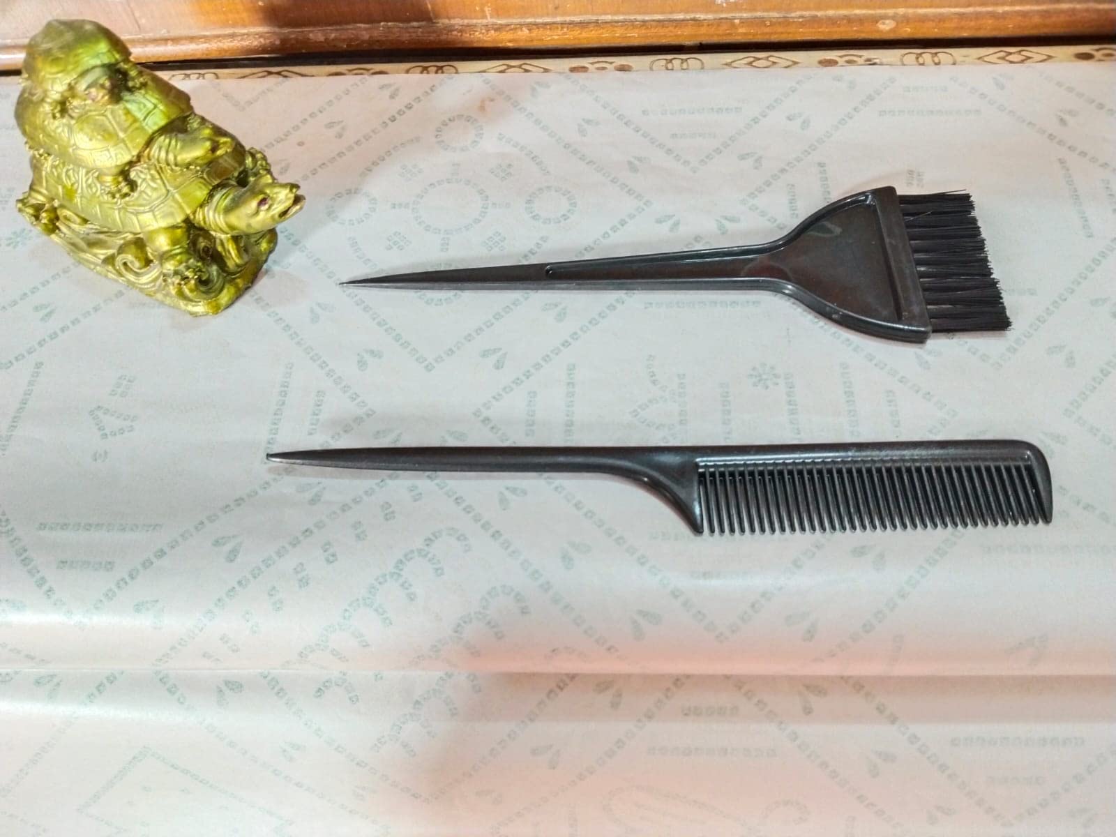EVOY Plastic Black Color Hair Diy Brush With Comb Z2-image-49