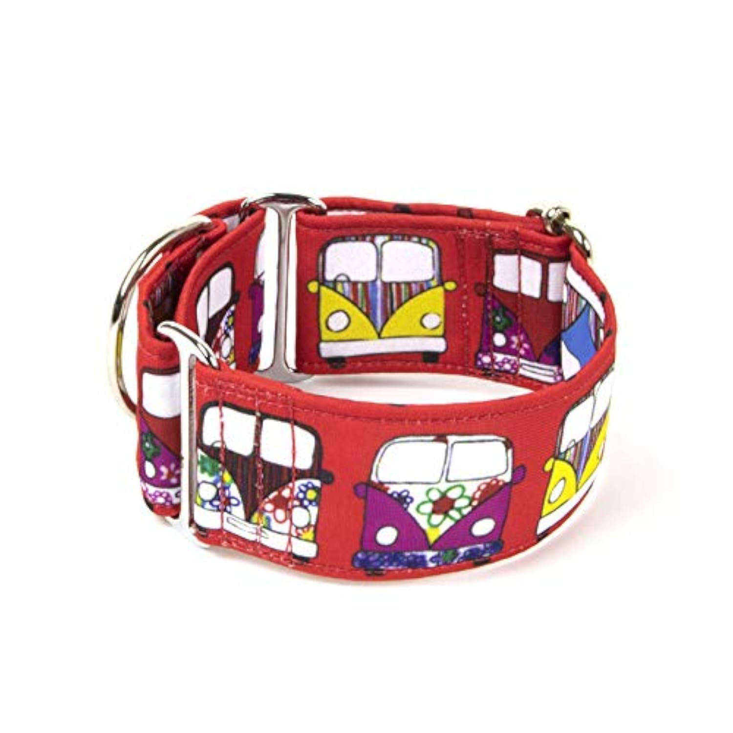 Galguita Amelie Collana Martingale Furgoni, 5 cm, XL, Rosso