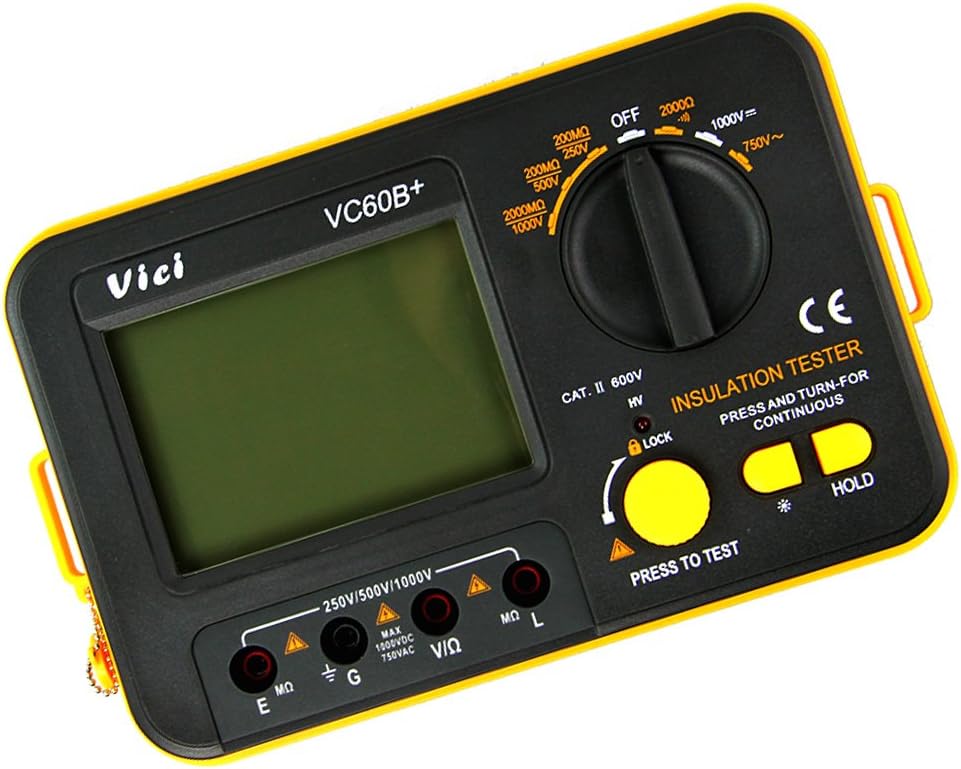 Buyee VC60B+ Insulation Resistance Tester Meter Megohmmeter