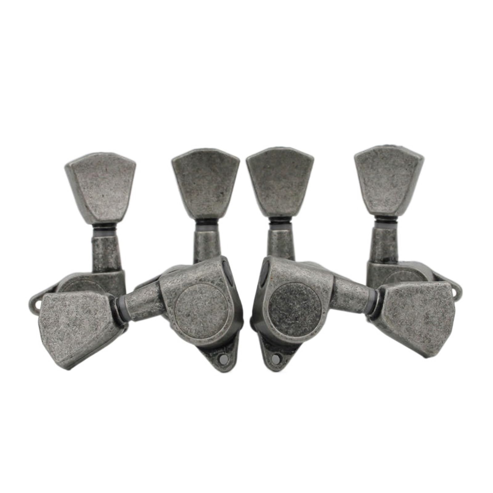 Tuners Guitare Mécaniques De Guitare 3L3R Trapezium Tuning Key Peg Tuners Remplacement pour Guitares Électriques Ou Acoustiques Gris Antique